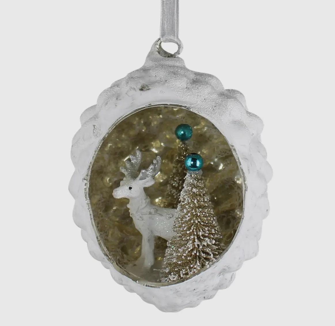 Deer Glass Ornament