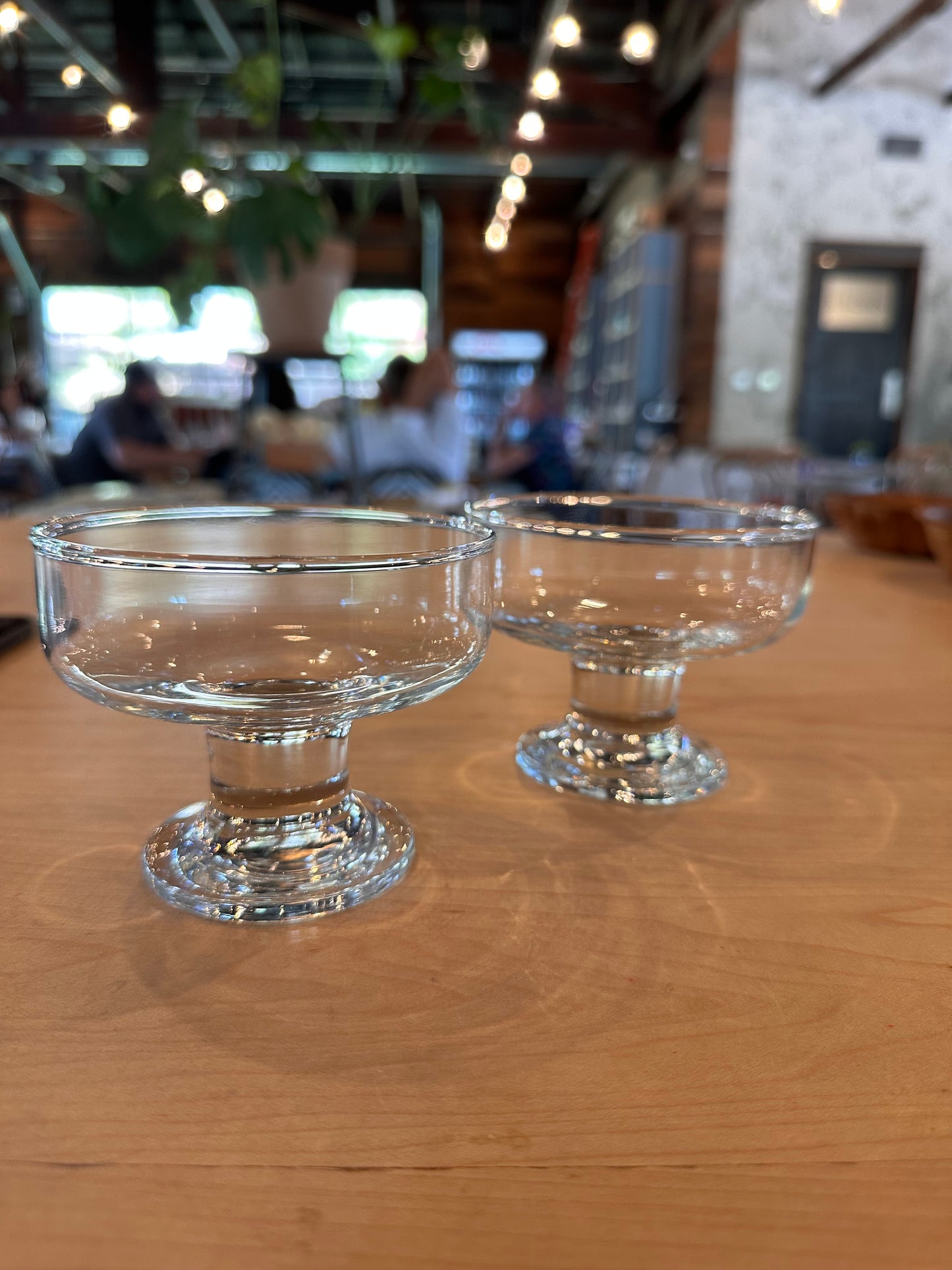 Short Glass Coupes, set of 2
