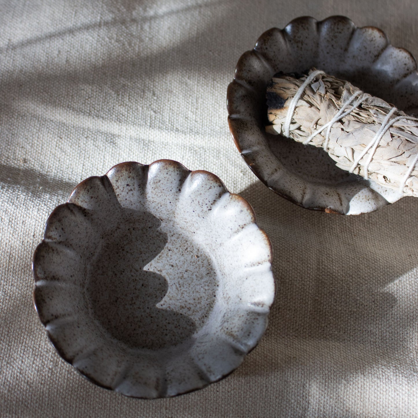 Flower Ceramic Pinch Bowl