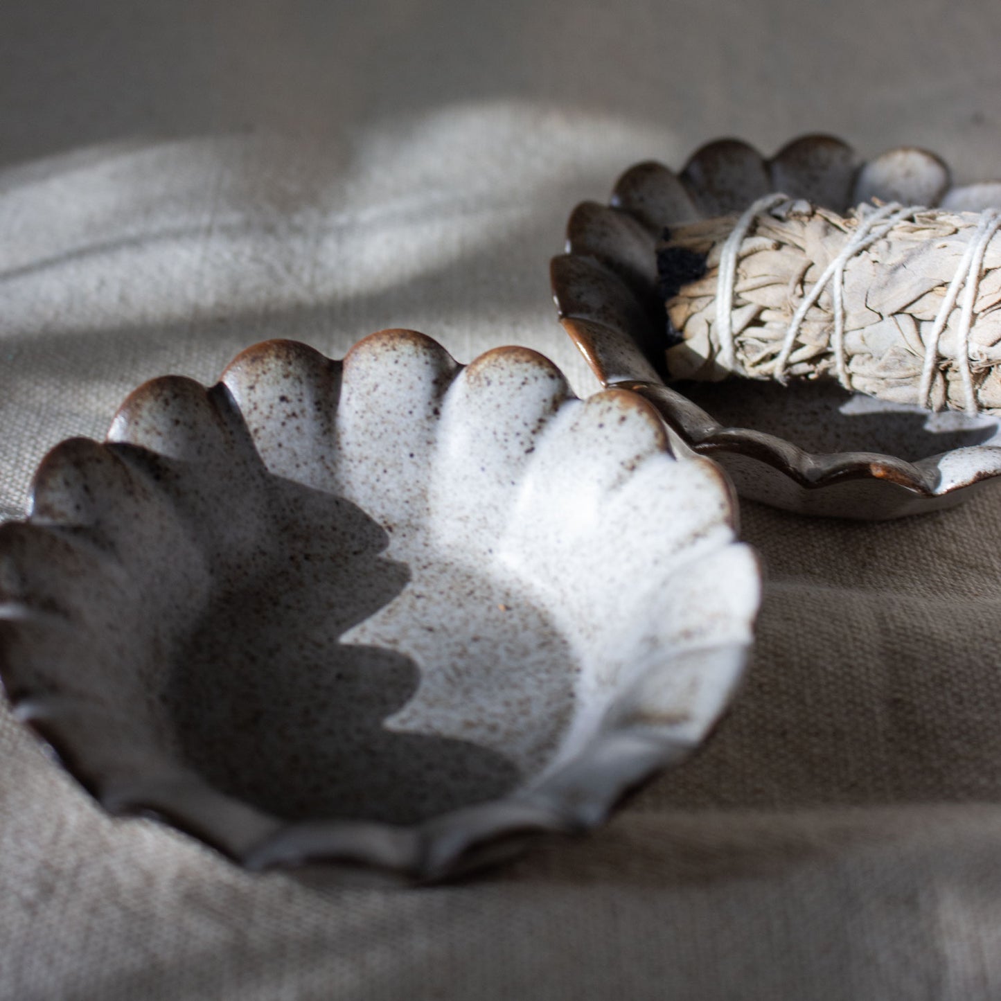 Flower Ceramic Pinch Bowl
