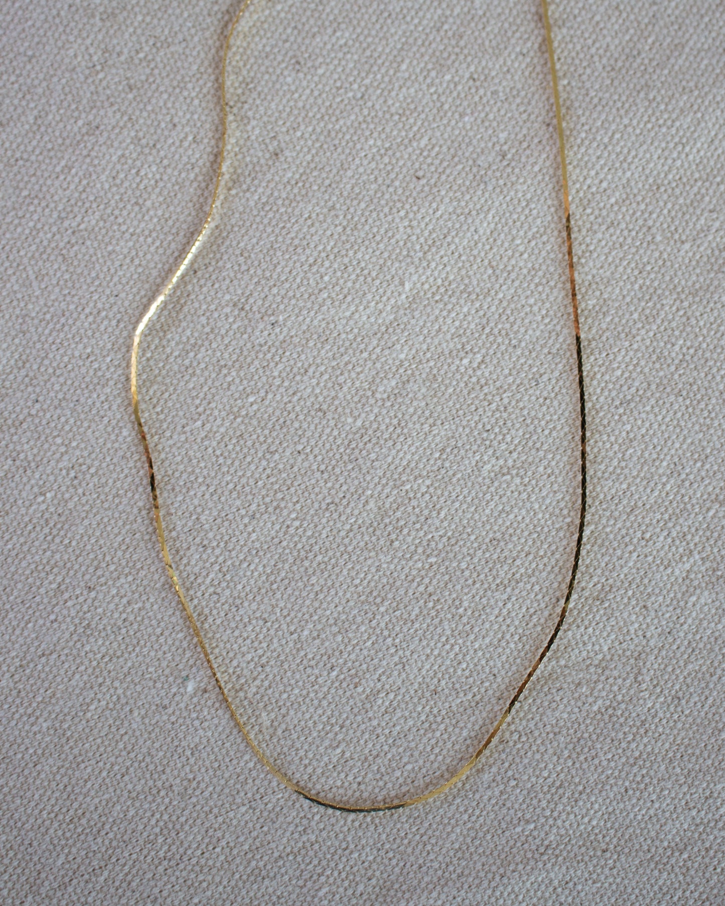 Serpentine Gold Necklace