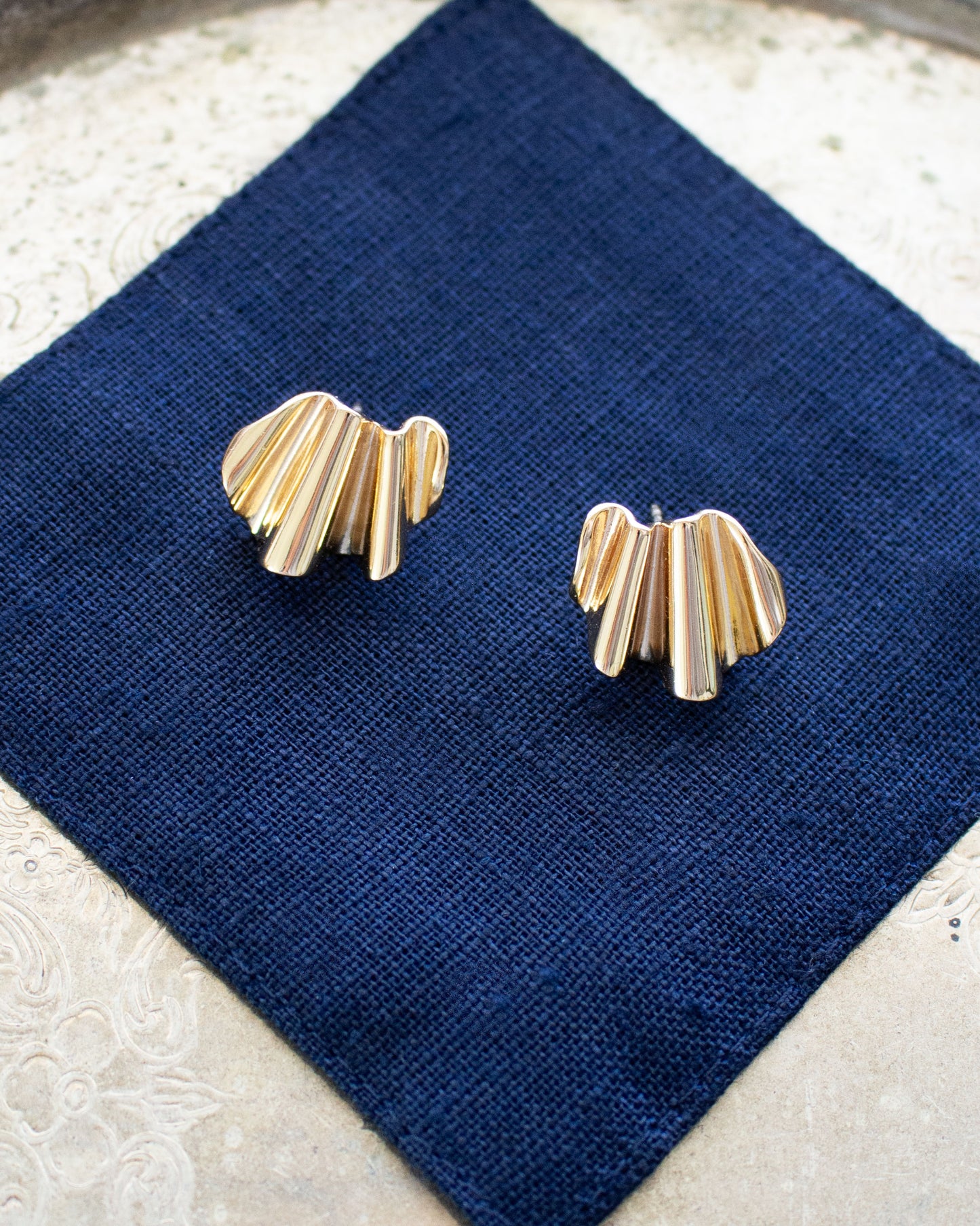 Wave Stud Earrings