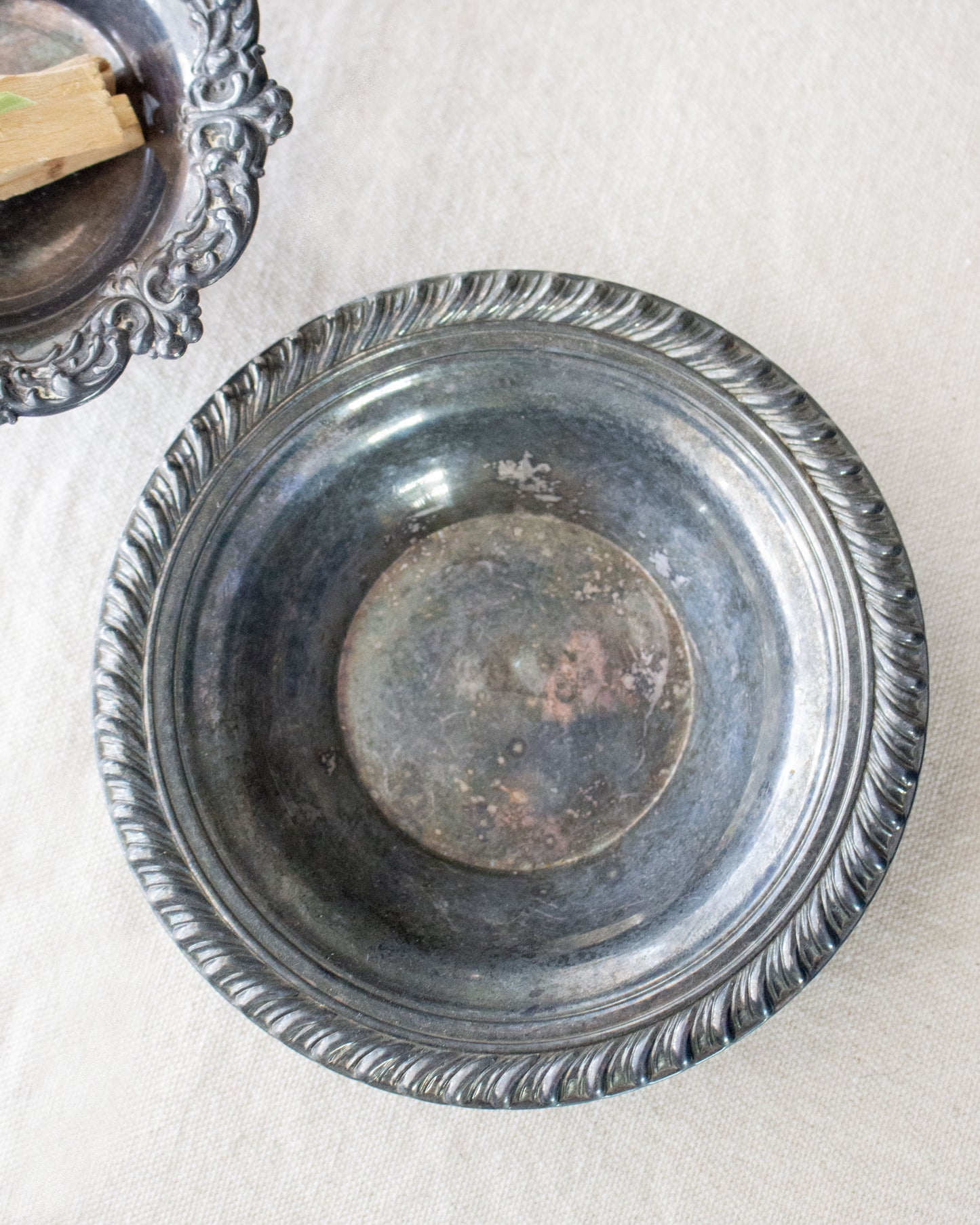 Silver Plated Nut Dish