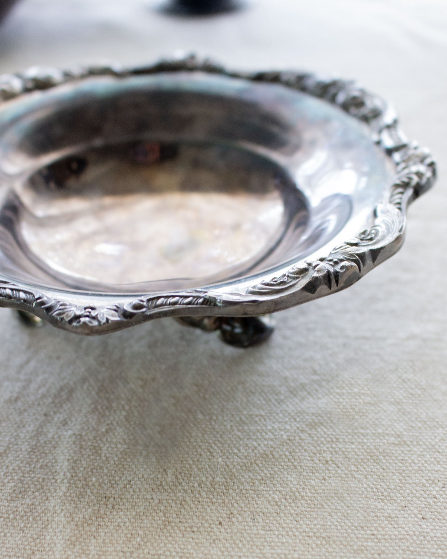 Silver Plated Nut Dish