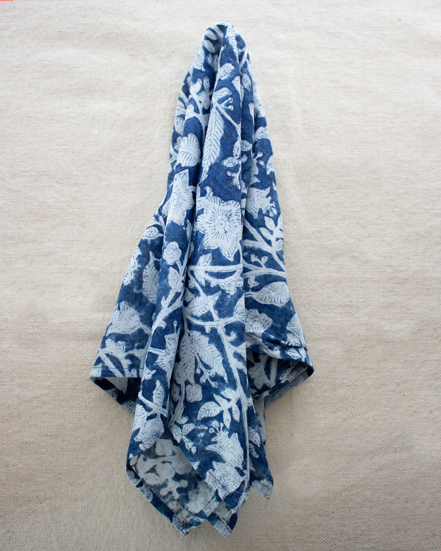 Kalamkari Cotton Bandana - Indigo