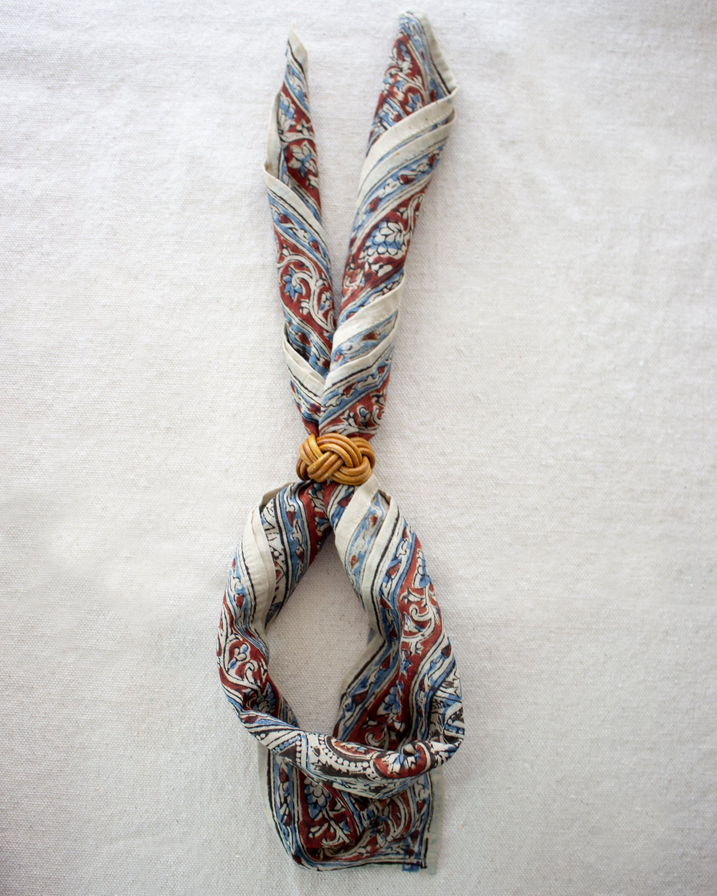Kalamkari Cotton Bandana - Wheat