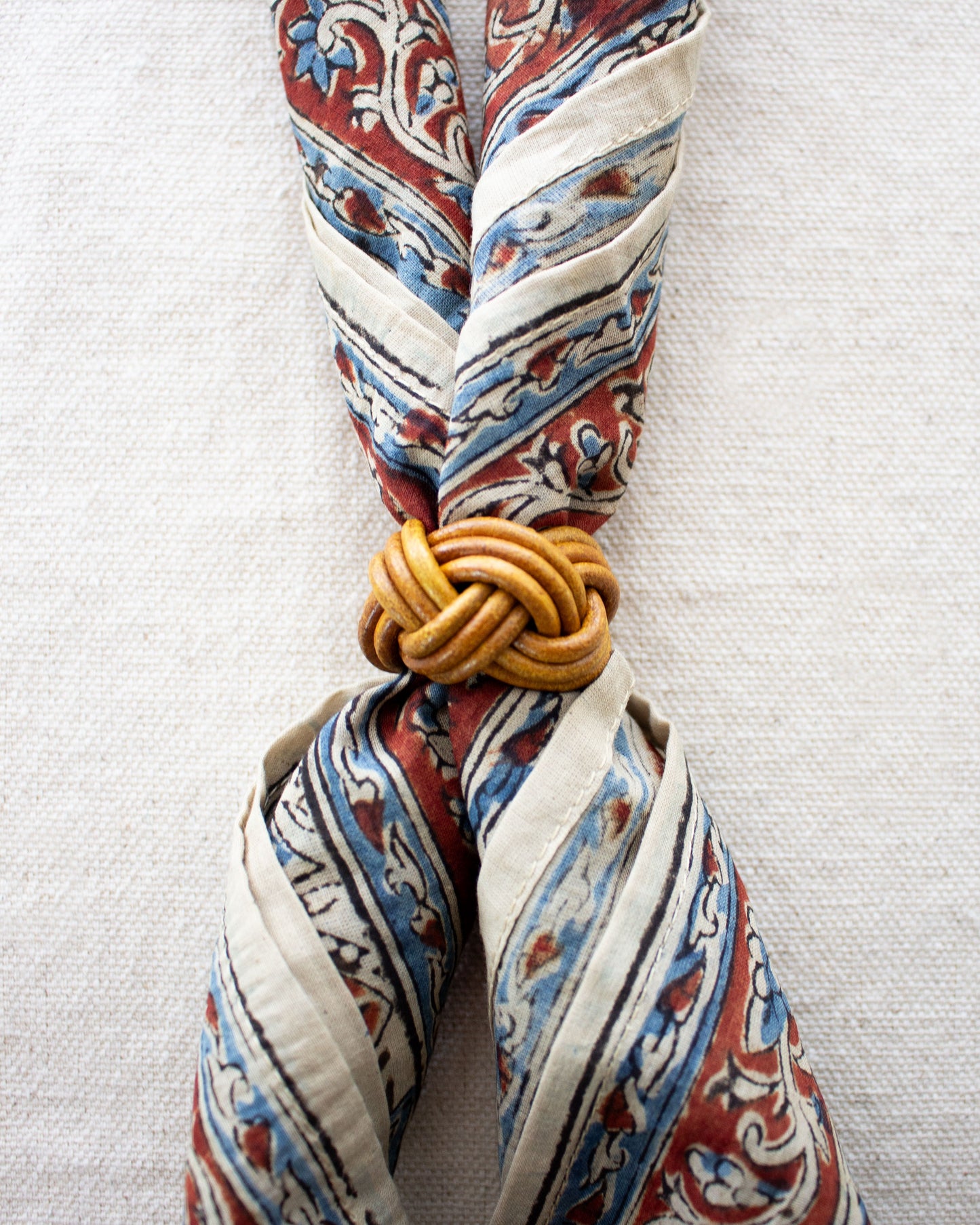 Kalamkari Cotton Bandana - Wheat