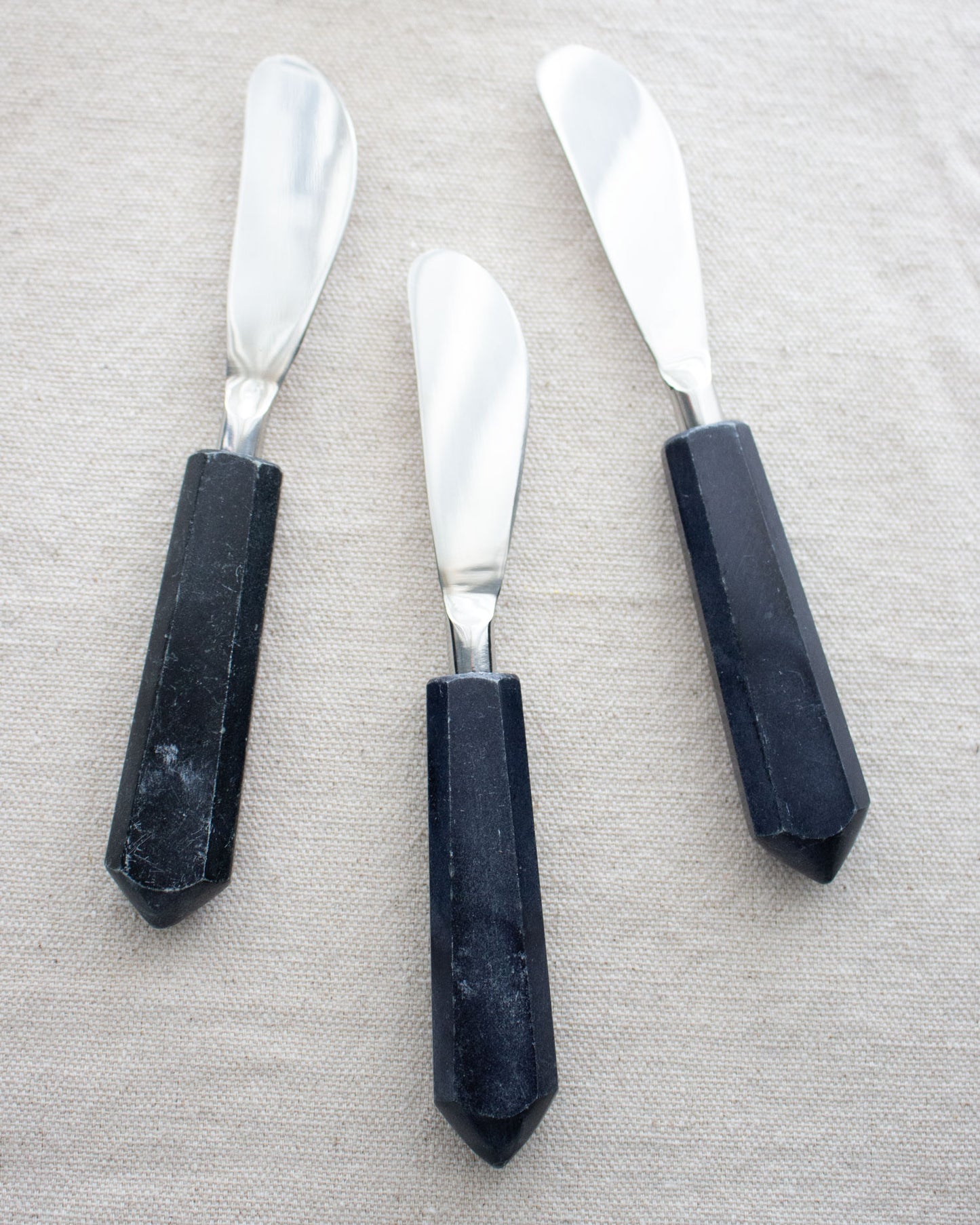 Cheese Knife - Black Stone