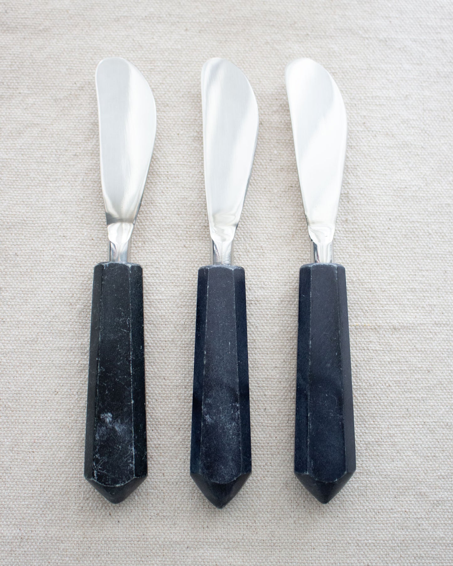 Cheese Knife - Black Stone