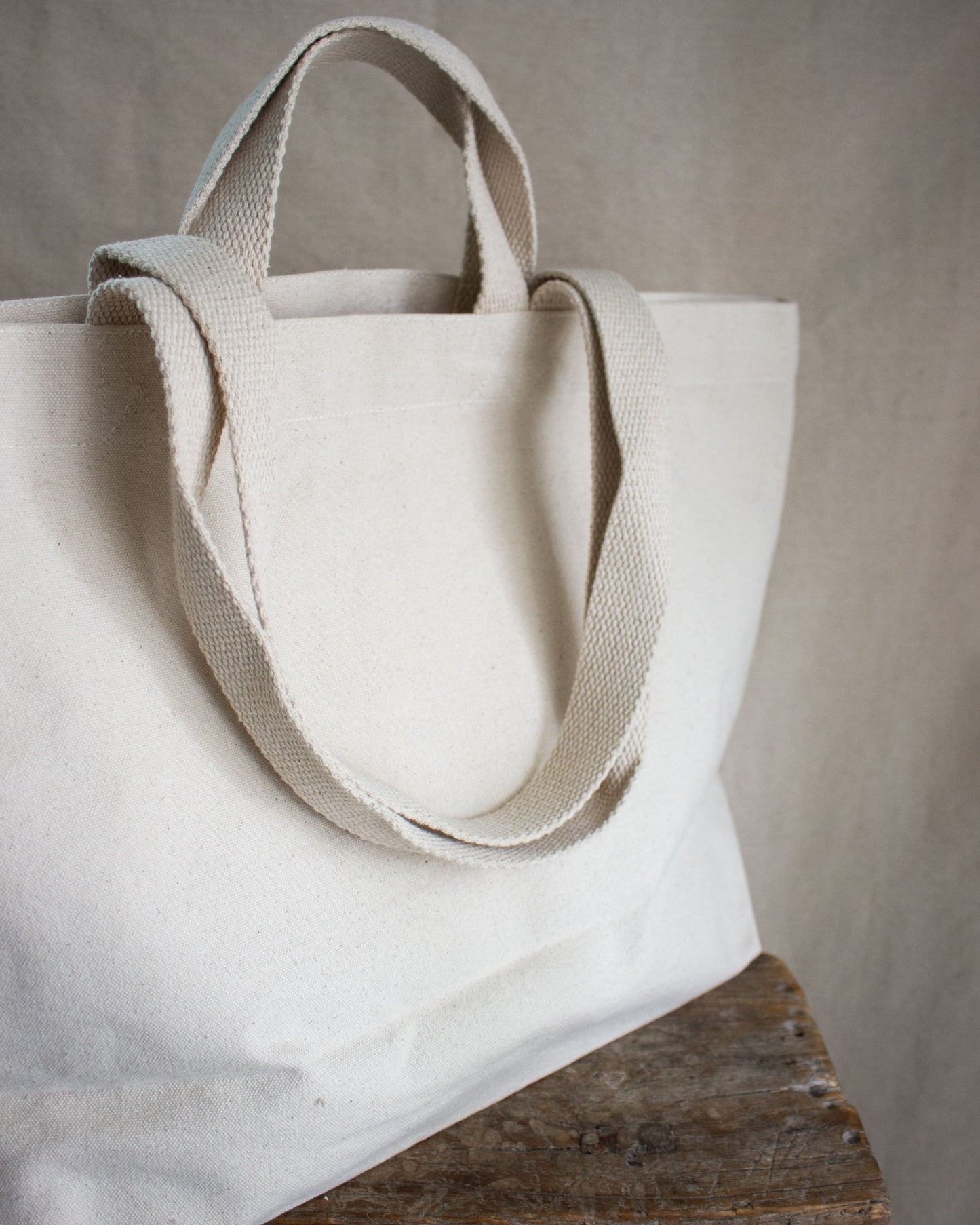 Oversized Canvas Tote Bag