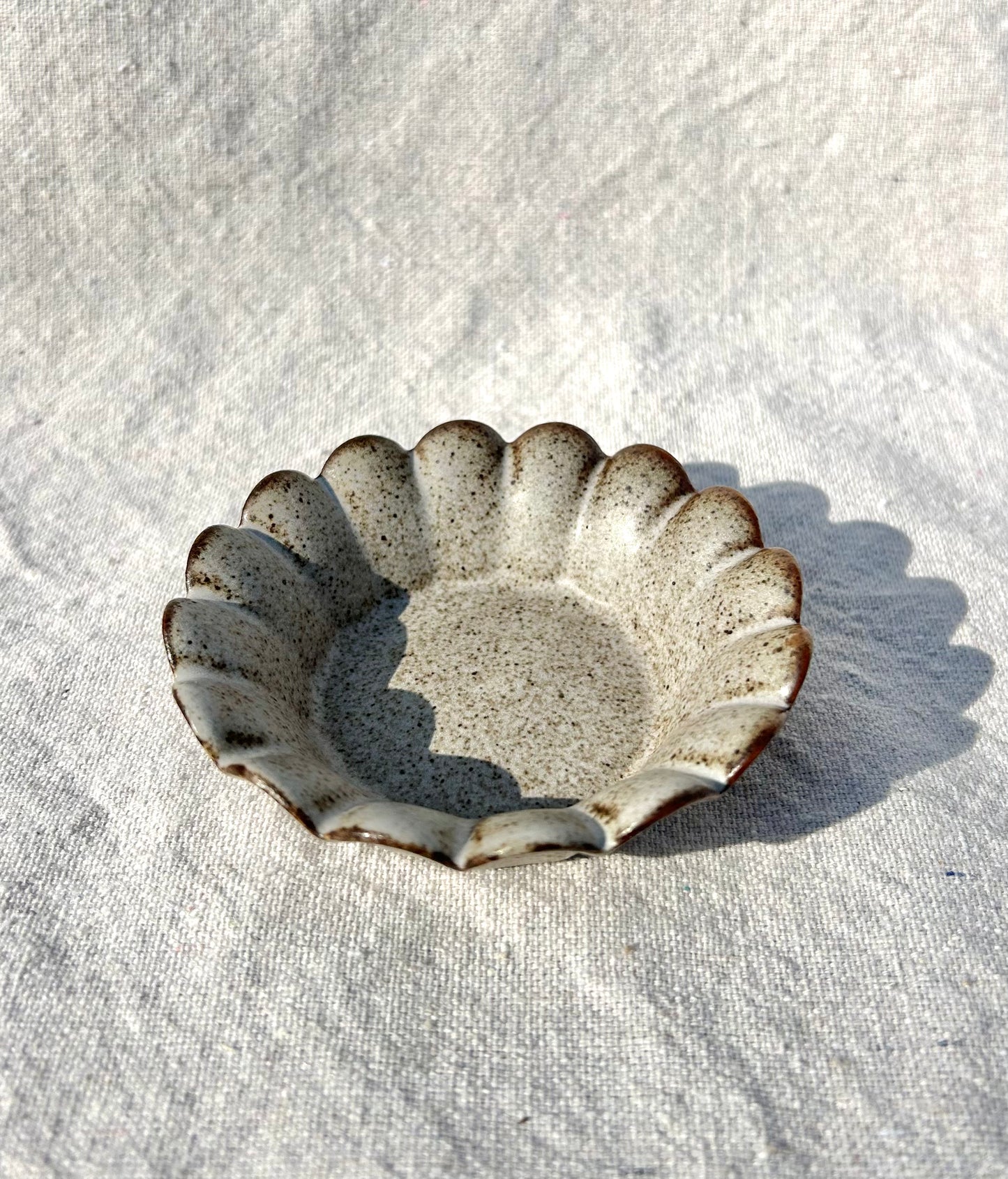 Flower Ceramic Pinch Bowl