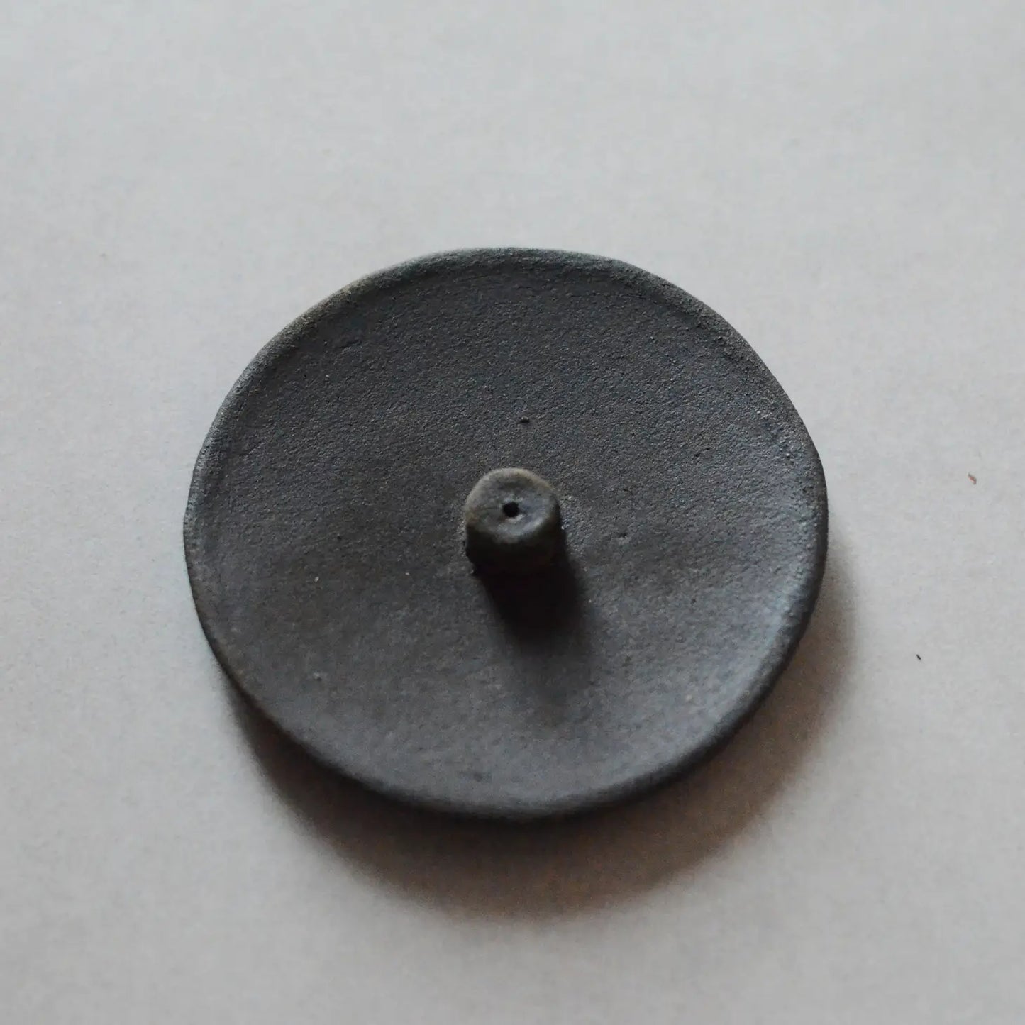 Black Clay Incense Holder