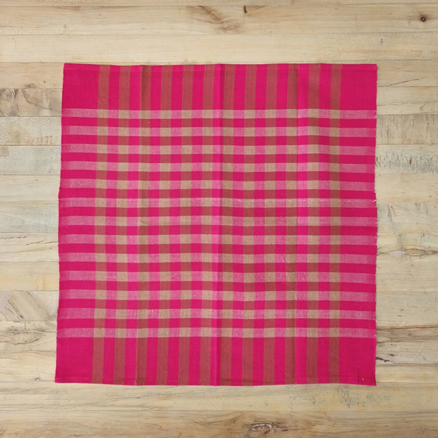 Grid Napkins - Fuschia