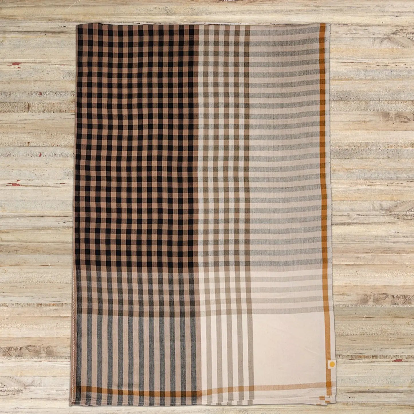 Grid Tablecloth - Granite