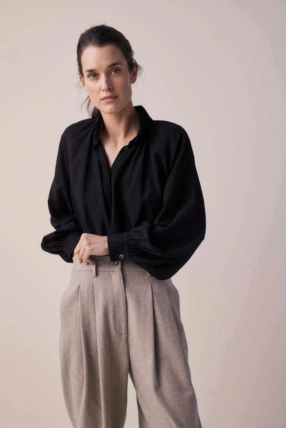 High Neck Blouse