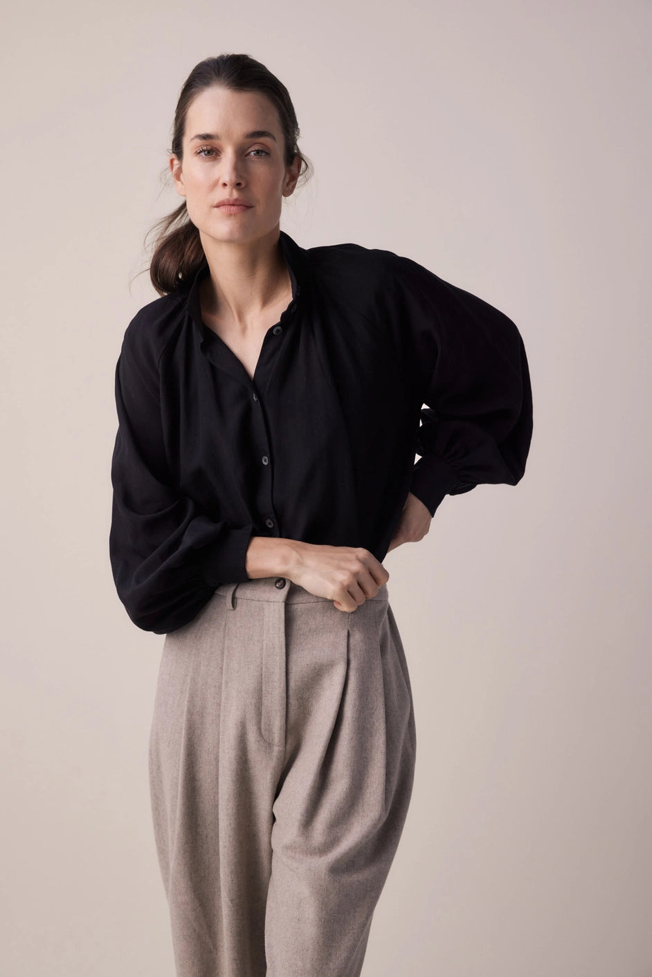 High Neck Blouse