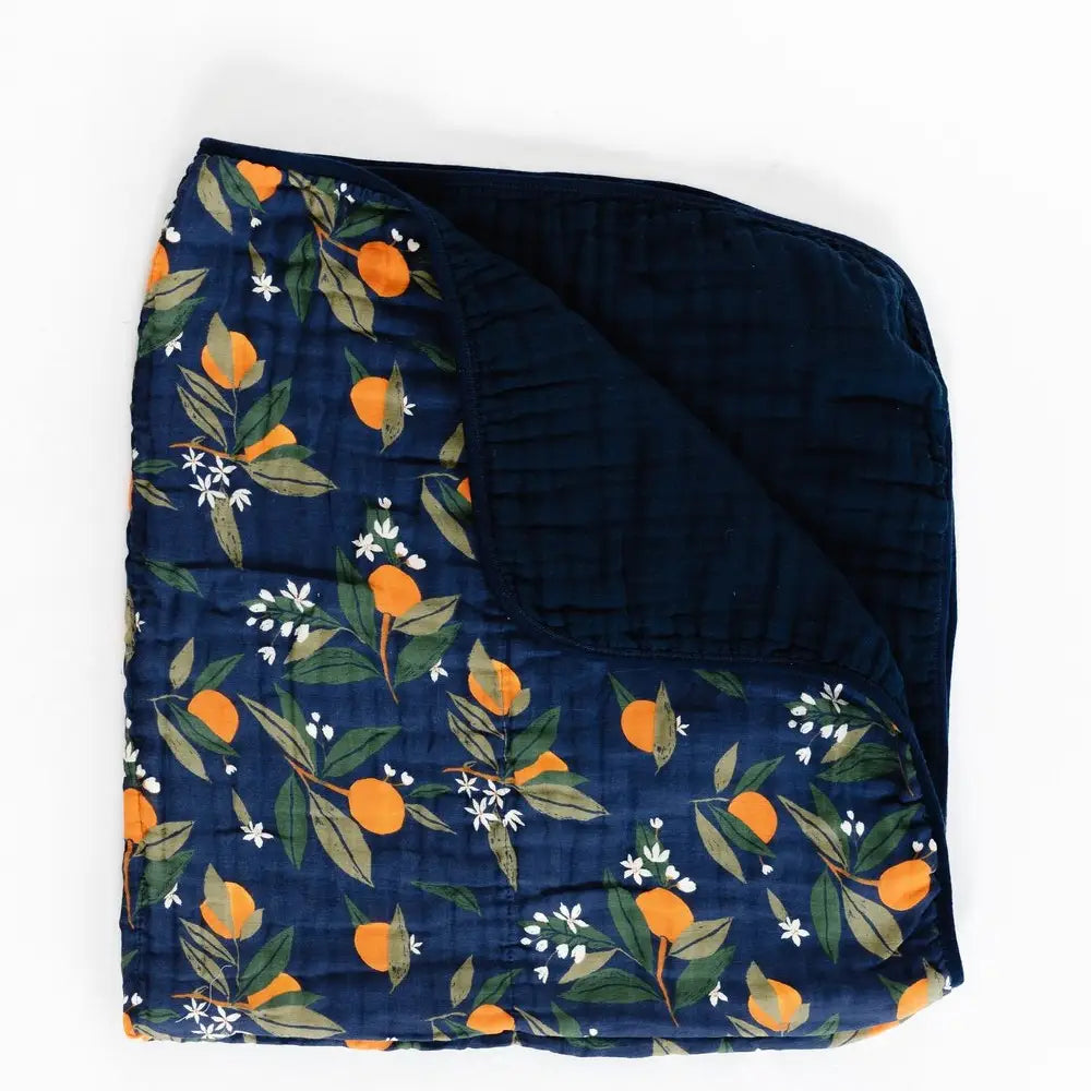 Clementine Quilt - Navy