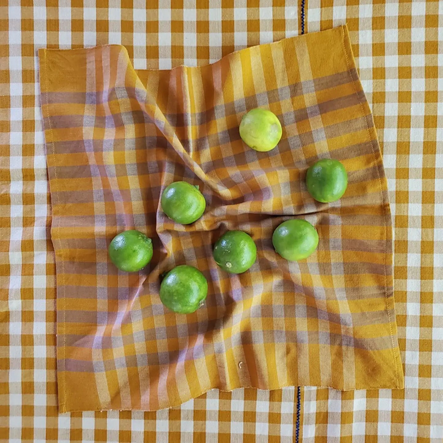 Grid Napkins - Ochre