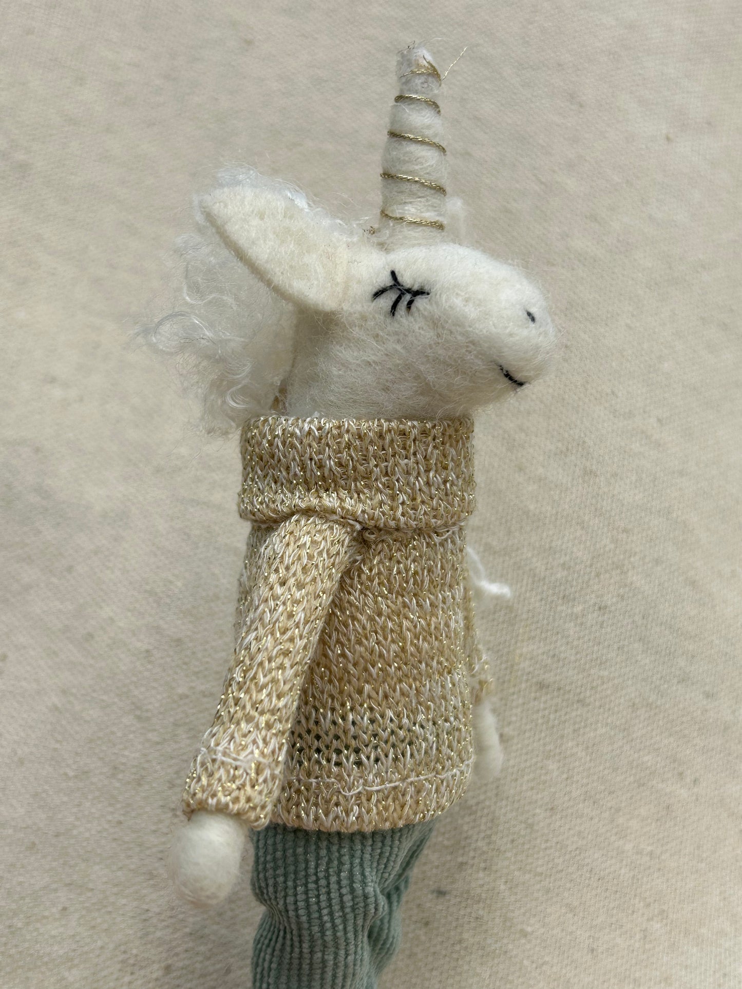 Felt Unicorn Ornament