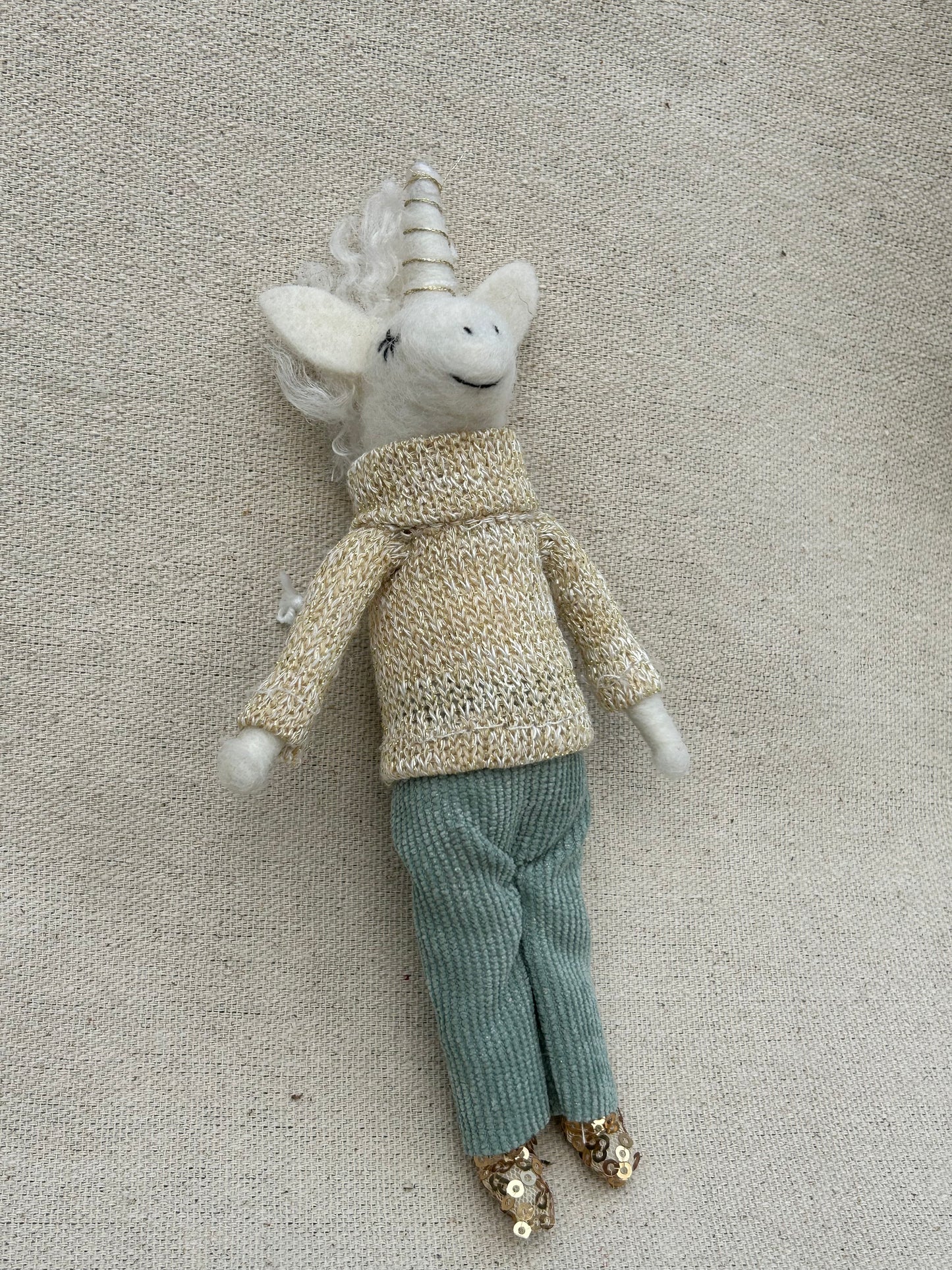 Felt Unicorn Ornament