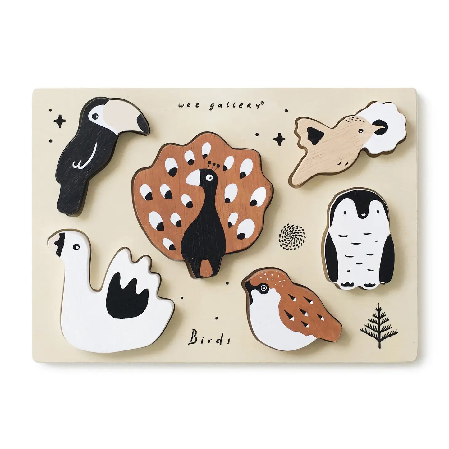 Birds Wooden Puzzle
