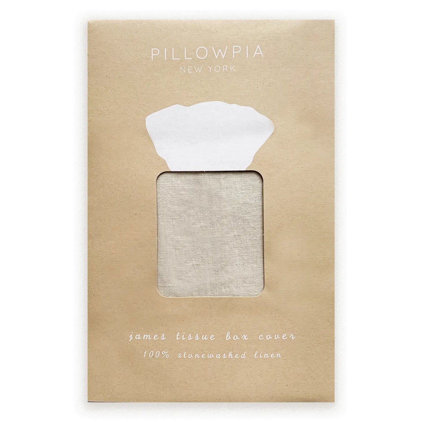 Linen Tissue Box Cover
