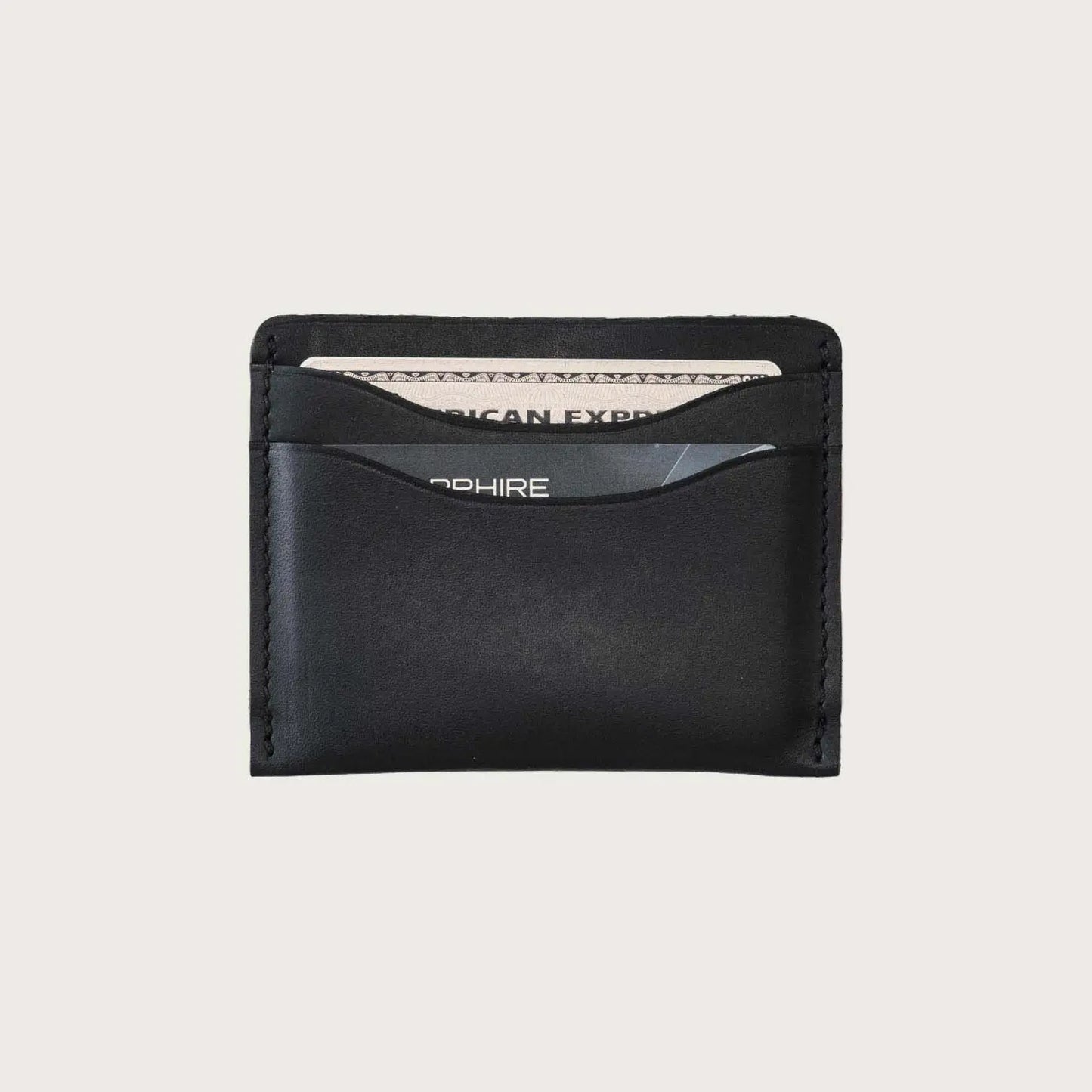 Leather Card Holder - Chocolate