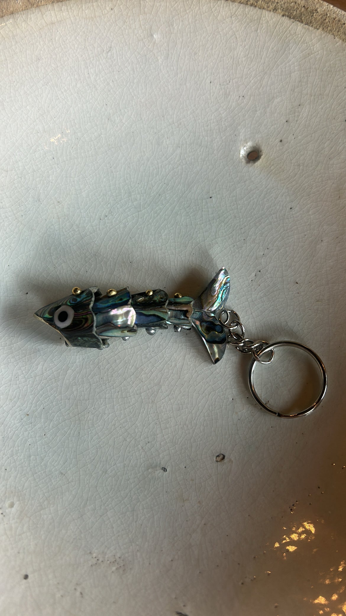 Abalone Fish Keychain