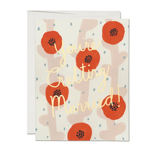 Wedding Poppies Card