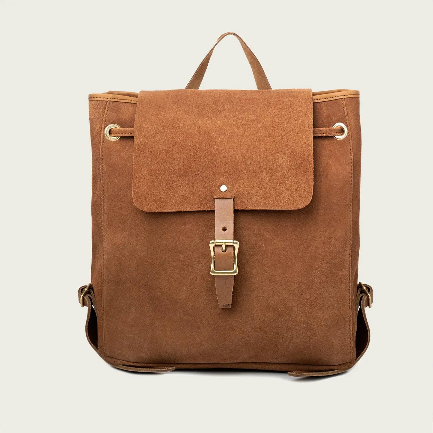Suede Midland Leather Backpack
