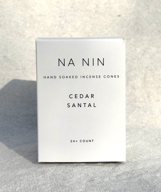 Na Nin, Cedar & Santal Incense Cones