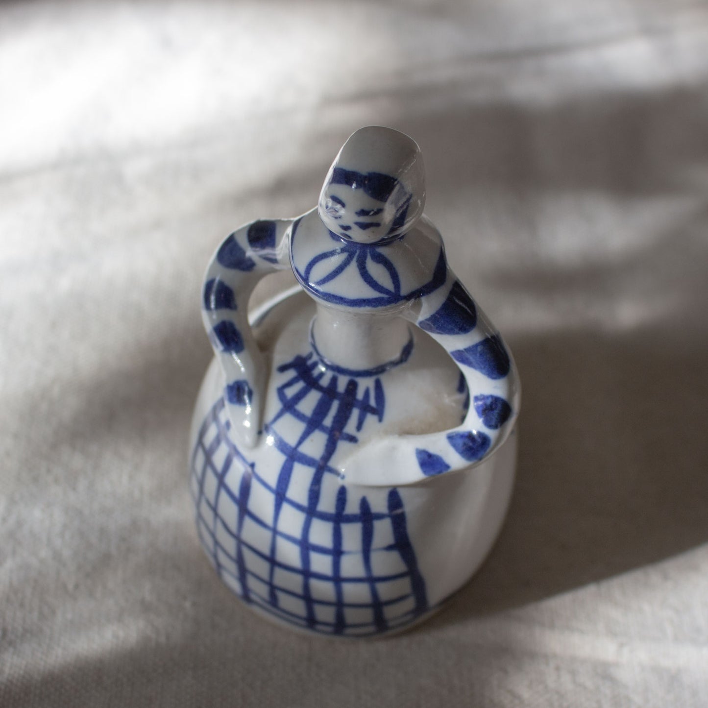 Vintage Ceramic Lady Bell