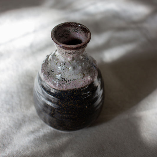 Vintage Pink Speckle Vase