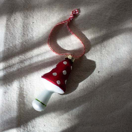 Red Mushroom Ornament