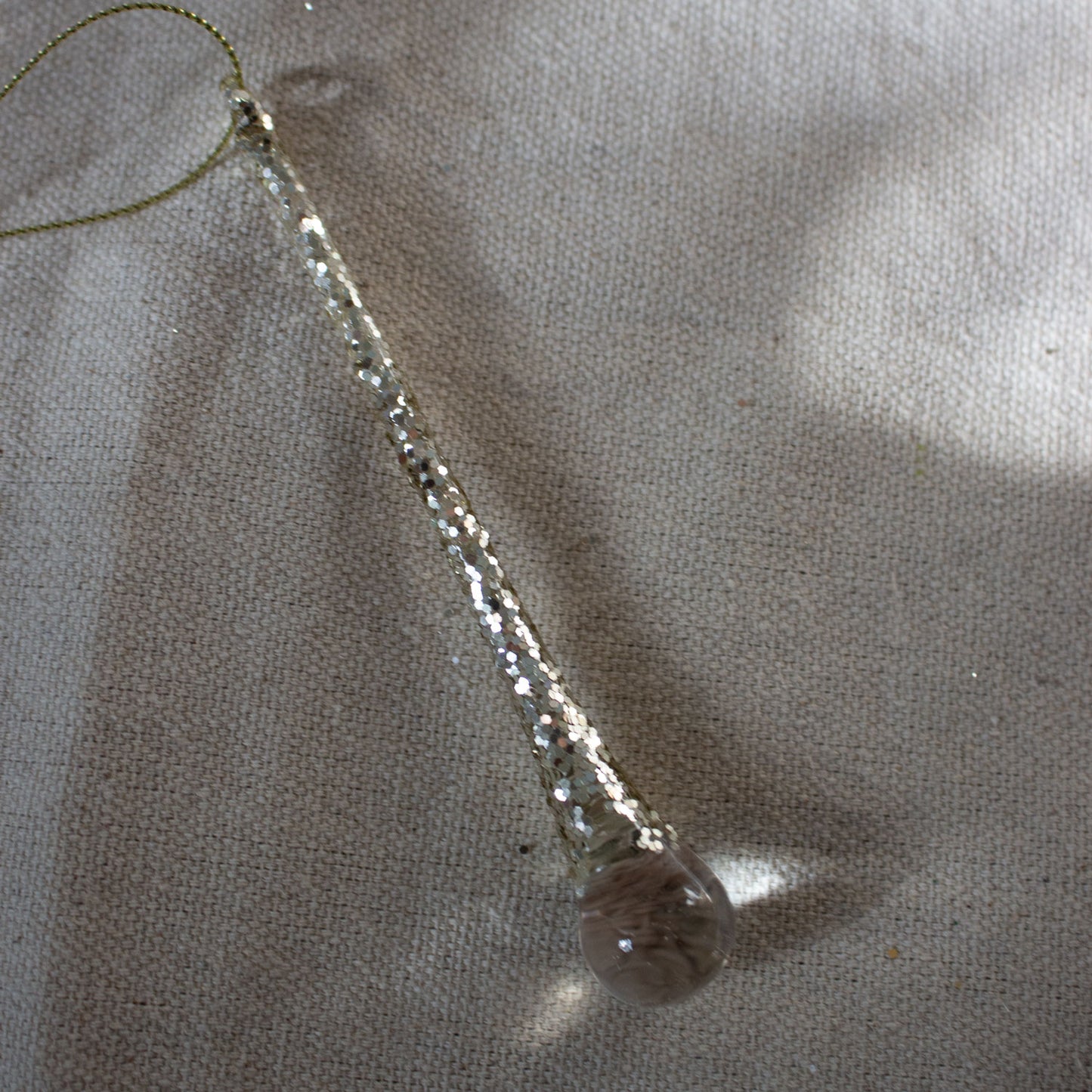 Glitter Icicle  Ornament