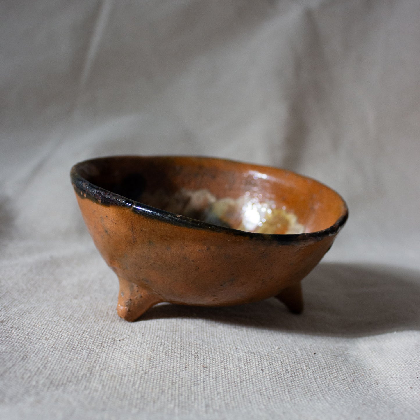 Vintage Wabi Sabi Footed Dish