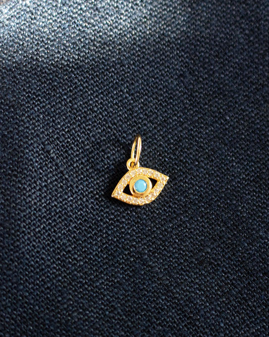Evil Eye Pave Charm