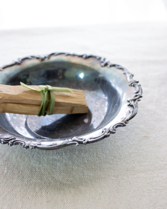 Silver Plated Nut Dish