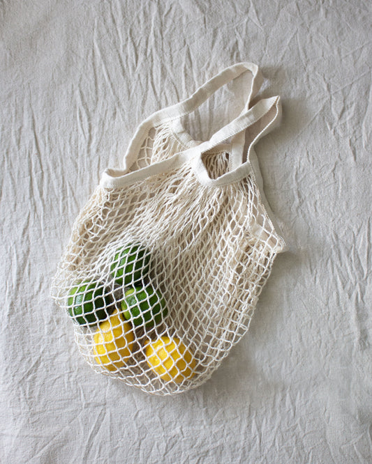 Cotton Mesh Vegetable Tote