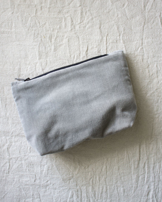 Velvet Pouch - Light Grey