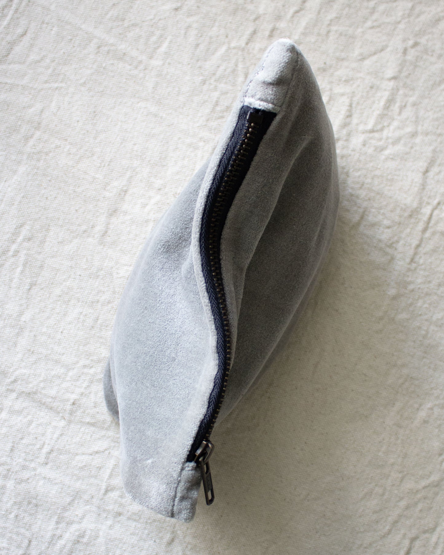 Velvet Pouch - Light Grey