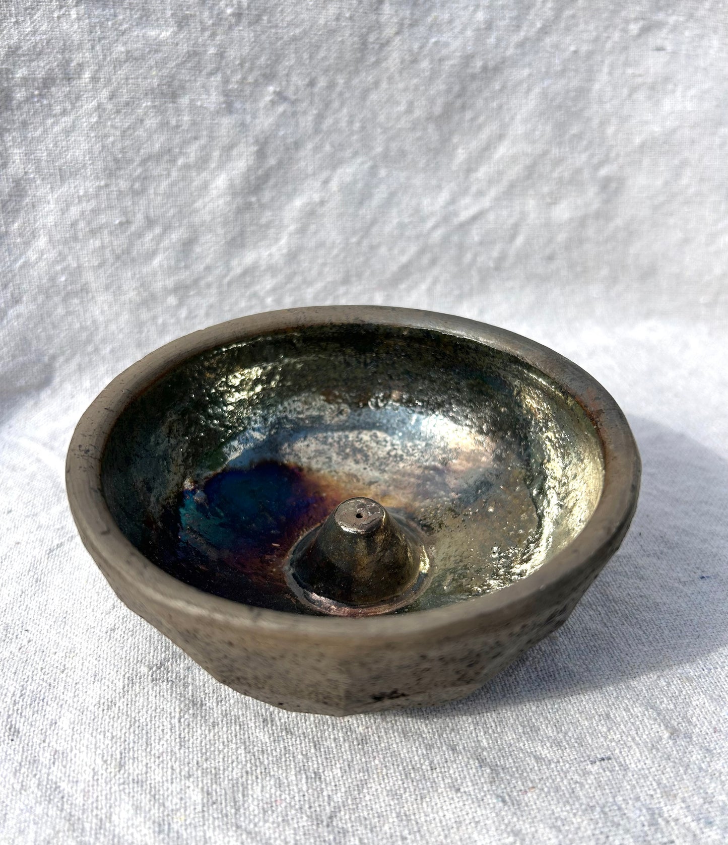 Oaxacan Incense Bowl - Metallic