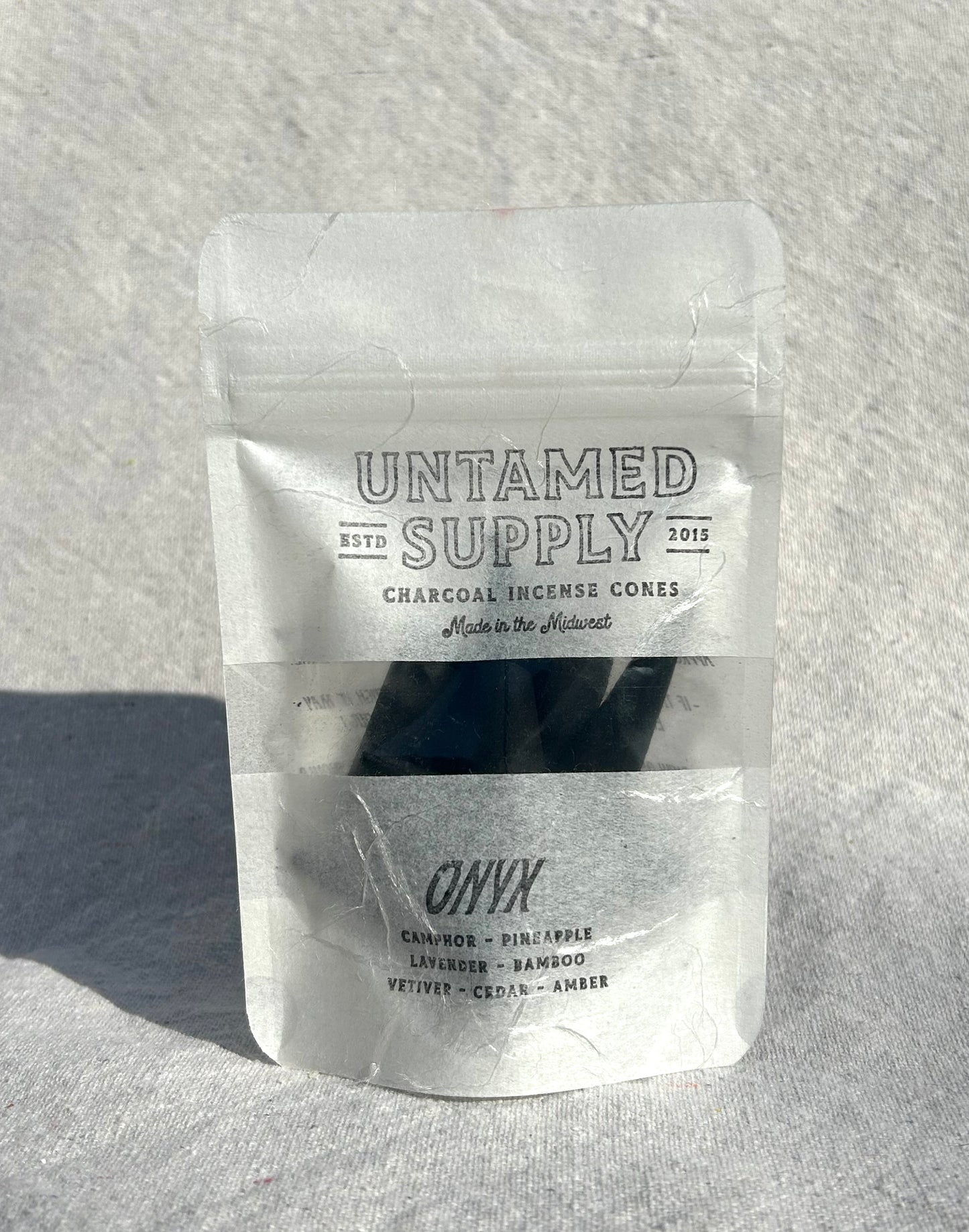 Untamed Supply, Onyx Incense Cones