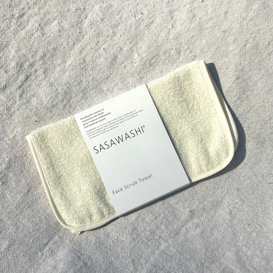 Sasawashi Face Scrub Towel