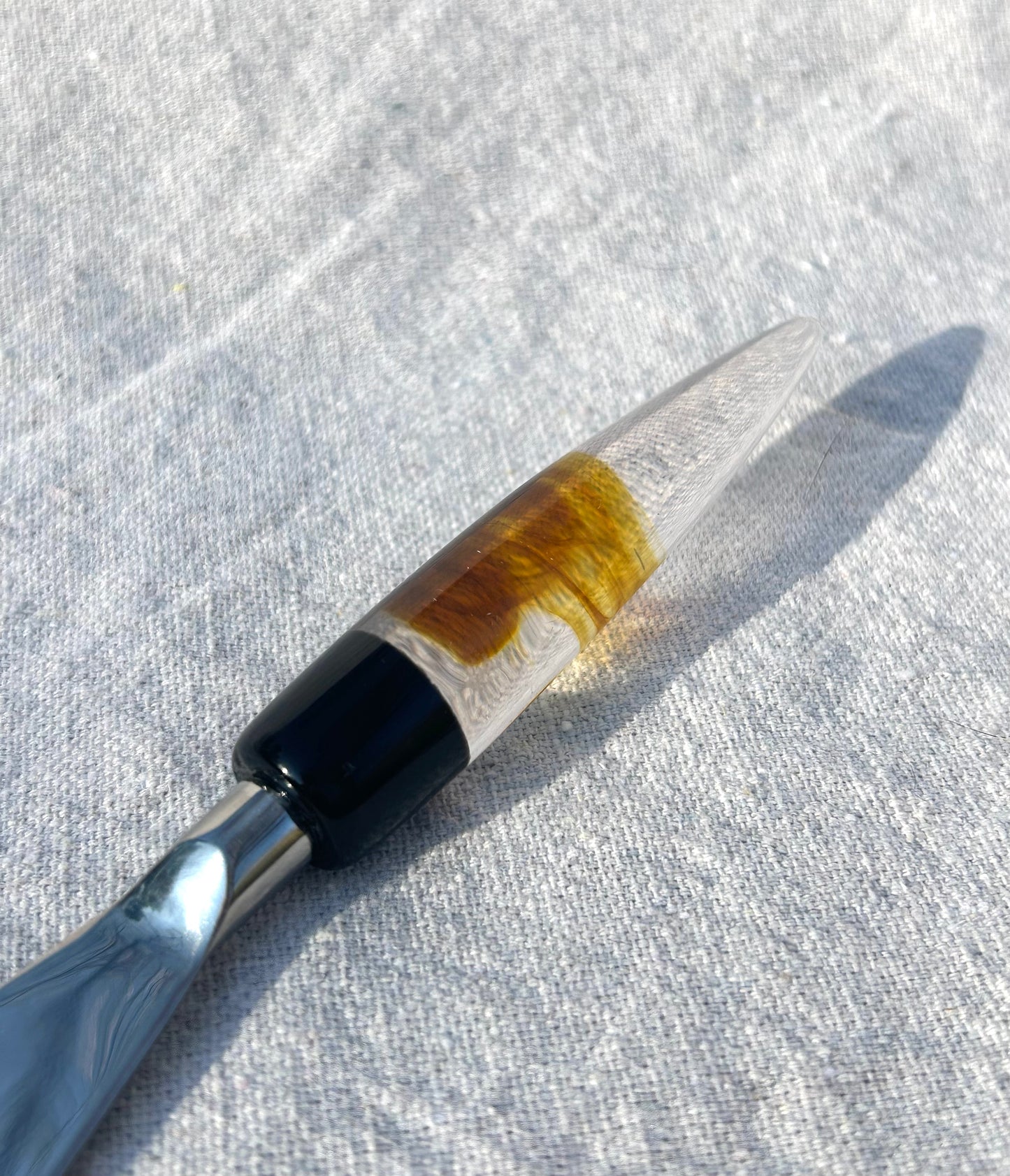 Cheese Knife - Amber Swirl