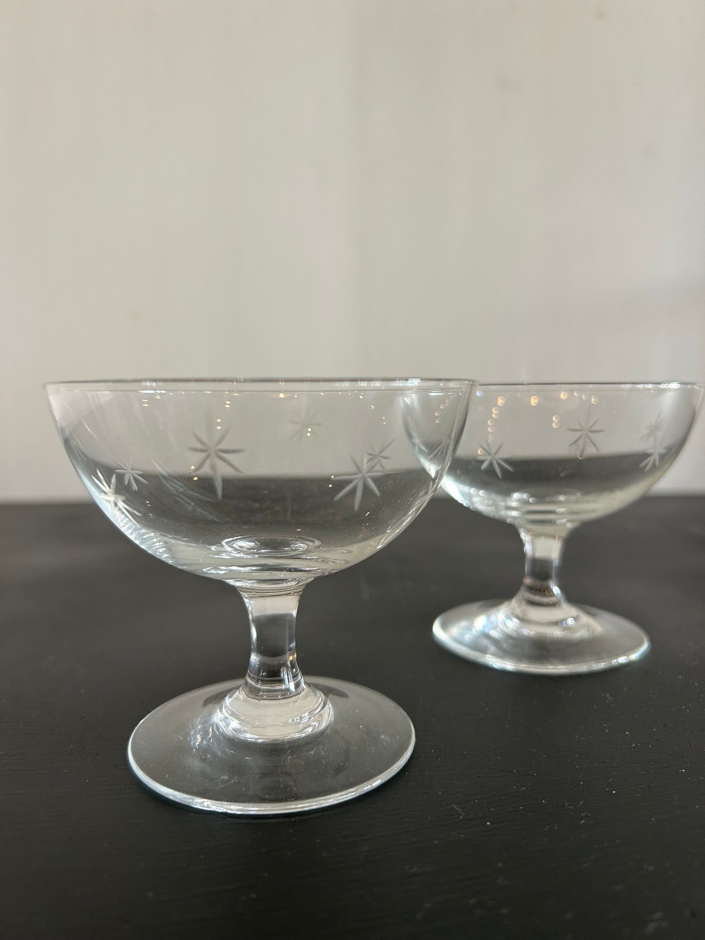 Star Etched Coupes - Set of 2