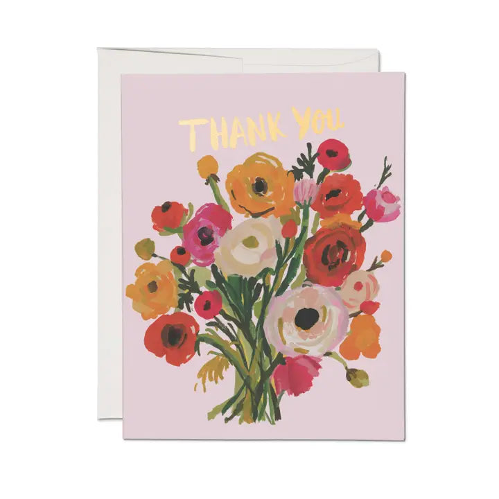 Ranunculus Thank you Card