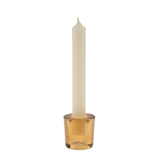 Golden Prism Candle Holder