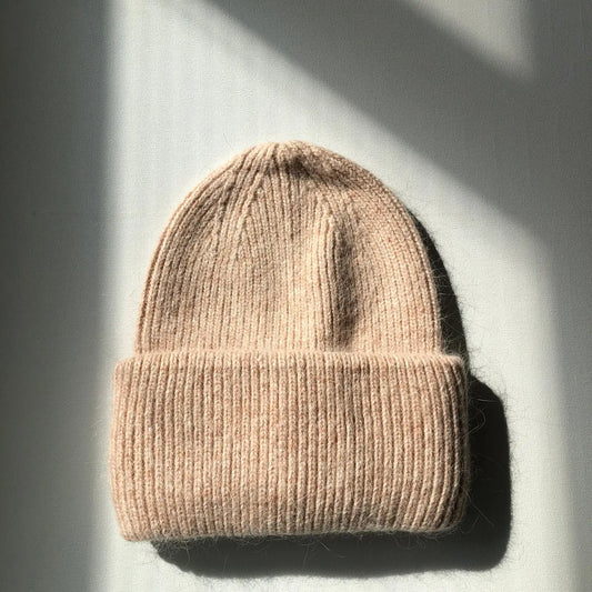 Angora Beanie - Oat