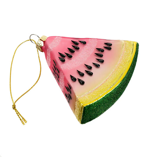 Watermelon Glass Ornament